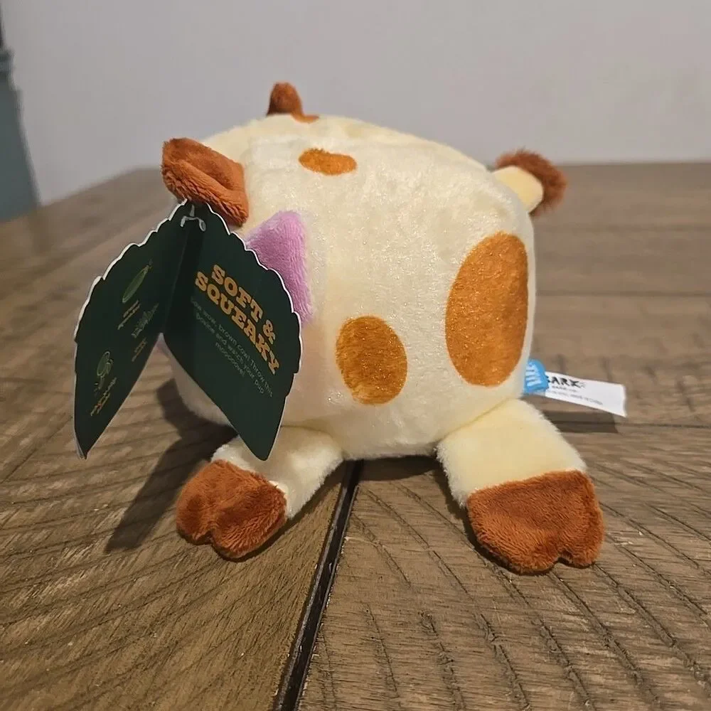 NWT Cud Lee Cow Farm Bark Box Dog Toy Squeak Large (50+ lbs)